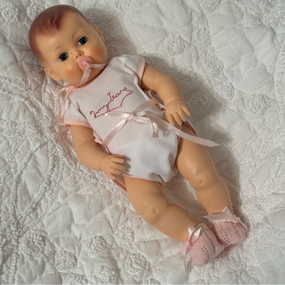 Ashton Drake 2003 Tiny Tears Classic Collection 13" Baby Doll In Romper